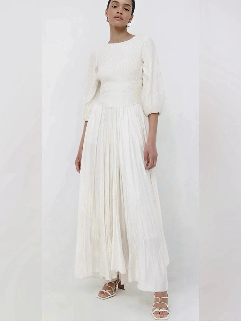Jonathan Simkhai Ames Pleated Gown